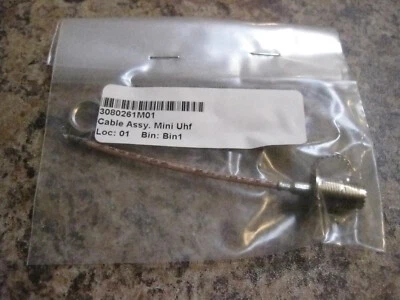 NEW MOTOROLA 3080261M01 Astro Spectra Mini UHF RF Cable Assembly (Lot#VA164) - Image 1 of 4