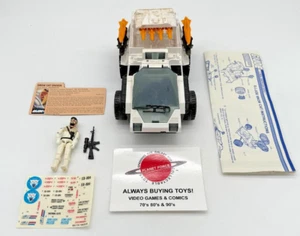 Snow Cat & Frostbite 1985 con tarjeta de archivo calcomanías completas sin usar vehículo GI Joe - Imagen 1 de 5