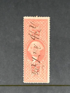 USA Scott # R90c F-VF Used $5 Manifest BOB Revenue US Stamp Cat $120 - Picture 1 of 2