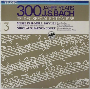 NIKOLAUS HARNONCOURT BACH MASS IN B MINOR TELDEC SPECIAL ED. STEREO 2 LP SET NM - Picture 1 of 3