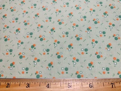 Aunt Grace CALICOS Green Org Dots Yellow Judie Rothermel Cotton Fabric Marcus FQ - Image 1 of 4