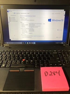 Lenovo ThinkPad Edge E545 AMD A8-5550M 2.10GHZ 4GB RAM 80GB HDD DVDRW Win10 - Image 1 of 4