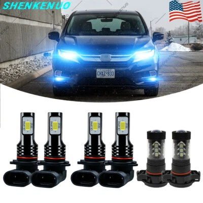 for Honda Odyssey 2005 2006 2007 2008 2009 2010 LED Headlight High/Low+Fog Light - Image 1 of 4