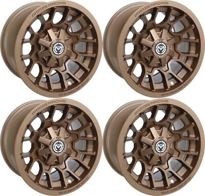 4 ATV/UTV Wheels Set 12in Moose 24X Bronze 4/156 4+3 FXT Foto 1 de 4