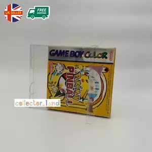 Gameboy Pokemon Pinball BOX PROTECTOR Nintendo Large Vibrator CLEAR DISPLAY CASE - Picture 1 of 6