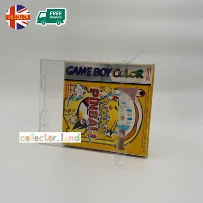Gameboy Pokemon Pinball BOX PROTECTOR Nintendo Large Vibrator CLEAR DISPLAY CASE - Image 1 of 4