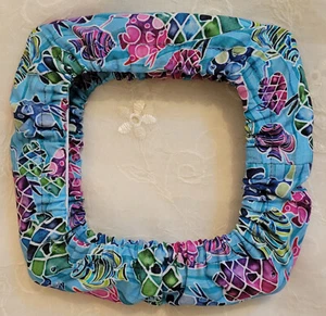Tropical Fish Fabric 6x6 Grime Guard Cover For Q Snap Frame - Picture 1 of 3