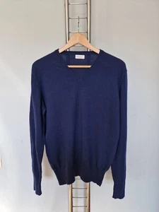 Herren BUCCI Pullover 100 % Cashmere Kashmir Blau Gr. M - Bild 1 von 6