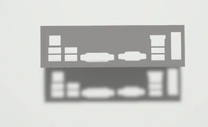 MSI B250 Pro VD, escudo de E/S, impreso en 3D, placa posterior de E/S - Imagen 1 de 5