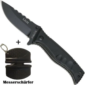 Haller BLACKFIELD Taschenmesser LICIT Rettungsmesser Klinge + Messerschärfer - Picture 1 of 5
