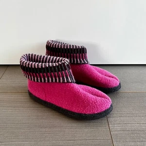 Hausschuhe Hüttenschuhe - Walkox Kids Gr. 32 - Mädchen Schuhe Pantoffeln Rosa - Bild 1 von 2