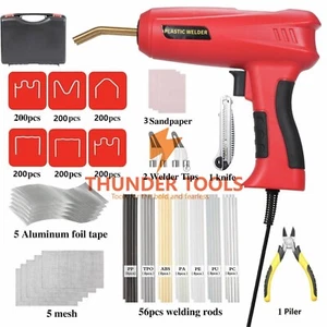 Thunder Tools 200W Plastic Welding Machine Car Bumper Repair Kit Hot Stapler Gun - Picture 1 of 38
