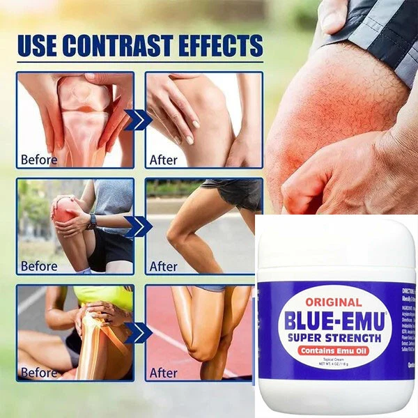 BLUE EMU OIL STRONG ARTHRITIS PAIN RELIEF CREAM BACK FROZEN SHOULDER KNEE PAIN