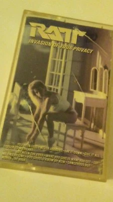Ratt “Invasion Of Your Privacy” Cassette Tape-RARE-SHIPS N 24 HOURS - Image 1 of 3