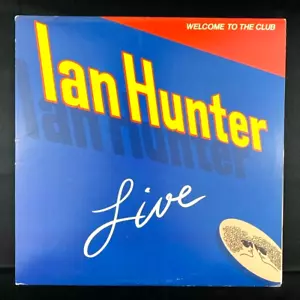 Ian Hunter Welcome To The Club LIVE album VTG 12" vinyl record LP, 33 RPM NM M- - Picture 1 of 4
