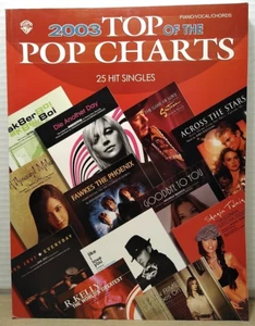 Top of the Pop Charts 2003 - 25 singles de éxito - piano/voz/guitarra - rústica - Imagen 1 de 6