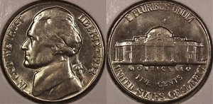 Jefferson 1954 S Nickel Choice ¡sin precio base! - Imagen 1 de 3