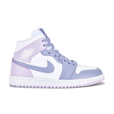 Nike Air Jordan 1 Mid Indigo Haze Doll White BQ6472-510 Women's Size New - Image 1 of 4