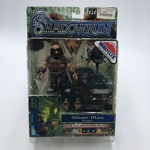 Shadowrun Heroclix Silver Max Rigger Action Figure Set Game Wizkids 2003