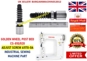 GOLDEN WHEEL POST BED CS-810/820 ADJUST SCREW INDUSTRIAL SEWING MACHINE PART - Picture 1 of 3
