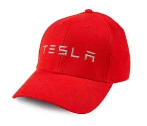 Last One! Tesla Elon Moschus rot MAGA Trump Hut Größe Small tailliert Wortmarke - Bild 1 von 2