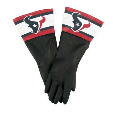 Houston Texans Rubber Cleaning & Dish Gloves Cover