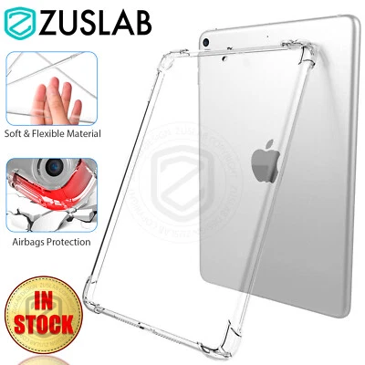 For Apple iPad 11" A16 11th/10th Gen 10.9" Case Soft Clear Heavy Duty Cover - Image 1 of 4