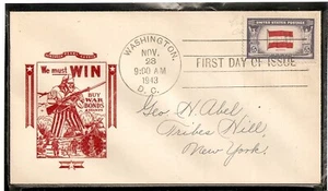 SCOTT 919 OVERRUN NATIONS LINDZ PATRIOTIC FIRST DAY COVER FDC - Picture 1 of 1