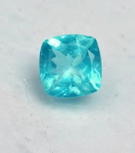 Natural Certified Greenish Blue Apatite Gemstone 1.40 Ct Cushion Cut Gemstone - Picture 1 of 5