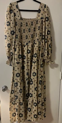 CHRISTY DAWN BOHO BLOCK PRINT DRESS NWOT - Image 1 of 3