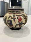 Wounaan Embera Panama Parrot Basket Hand Woven Indian Tribe 7.5”