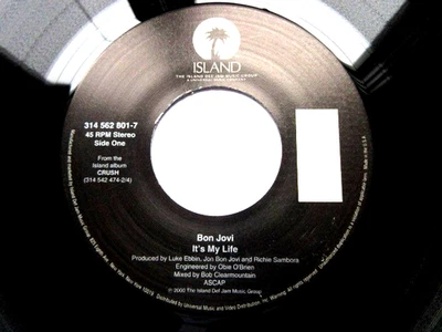 Bon Jovi - It’s My Life / Next 100 Years -  EX+ 45 RPM RECORD - Image 1 of 4