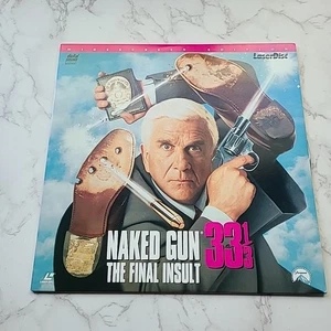 The Naked Gun 33 1/3 The Final Insult Laserdisc Widescreen 1994 Leslie Nielsen - Foto 1 di 7