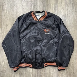 Vintage Baltimore Orioles Satin Jacke Herren XL schwarz Bomber glänzend Baseball MLB - Bild 1 von 9