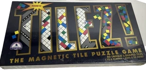 Board Game Tilez! 2001: Rare Magnetic Tile Puzzle - New, Collectible Family Fun - Picture 1 of 3