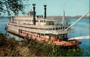 Riverboat rueda de popa en los ríos Mississippi y Ohio postal sin publicar a112 - Imagen 1 de 2