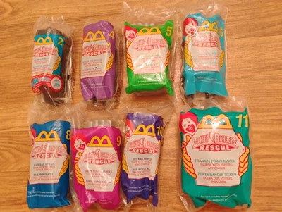 McDonalds Happy Meal Toys 2000 Power Rangers Rescue (lot of 8)#2,4,5,6,8,9,10,11 - Image 1 of 2