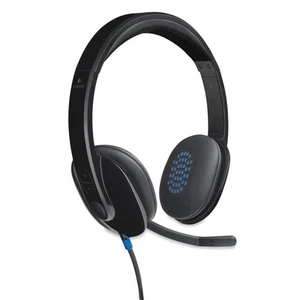 Logitech H540 Corded Headset USB Black 981000510 - Picture 1 of 7
