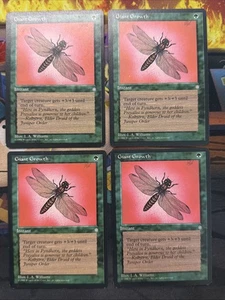 4x Giant Growth- NM/LP- Ice Age- Mtg Magic The Gathering Cards- Playset - Picture 1 of 2