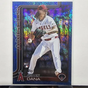 2025 Topps Series 2 Blue Holo Foil #422 Caden Dana RC Angels #d/150 - Picture 1 of 2