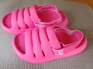 Sandali/Slides UGG Sport Yeah ROSA CALDO cinturino posteriore regolabile adulto taglia 7 - Foto 1 di 4