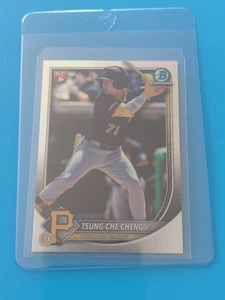 2025 Bowman Chrome #86 Tsung-Che Cheng Red Rookie Logo Variation RC SP - Bild 1 von 2