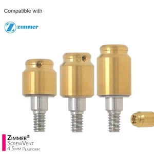 Localizador sobredentadura pilar 3/4/5,0 mm GH se adapta a Zimmer tornillo-ventilación cónico 4,5 mm - Imagen 1 de 27