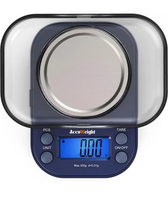 Báscula 300G LCD Mini Báscula de Precisión Acero Inoxidable Multifuncional Portátil - Imagen 1 de 4