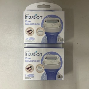 Paquete de 2 - Recambios de Maquinilla de Afeitar Schick Intuition Pure Nourishment 4 Hojas, Mujer, Paquete de 3 - Imagen 1 de 2