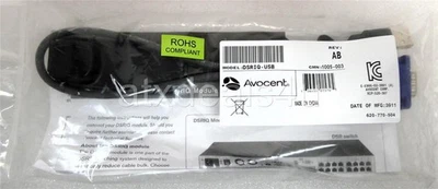 Avocent DSRIQ-USB KVM USB Switch Module Server Interface Cable New Sealed - Image 1 of 3