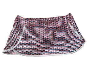 Athleta Waveline Kata Swim Skirt Blue Black Pink Print Size Large - Picture 1 of 9
