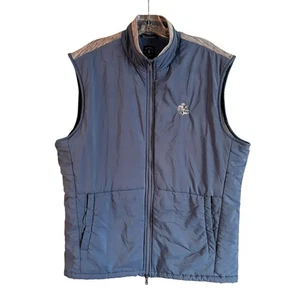 Johnnie-O Herren Lake Huck Reißverschluss vorne Performance Mixed Media Weste Größe Large  - Bild 1 von 8