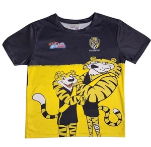 Camiseta de los Richmond Tigers para niños talla 10 camiseta oficial del club de fútbol americano de la AFL Auskick - Imagen 1 de 9