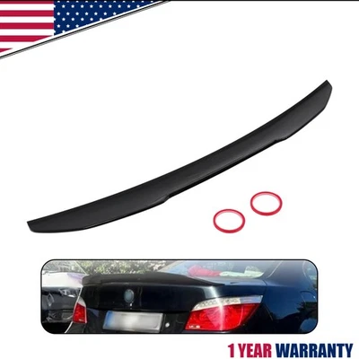 PSM Style Trunk Spoiler Wing For 2004-2010 BMW 5-Series E60 525i 528i 530i 535i Foto 1 de 4